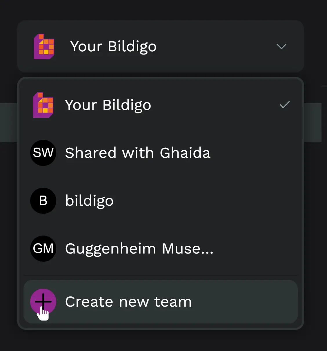 Create teams
